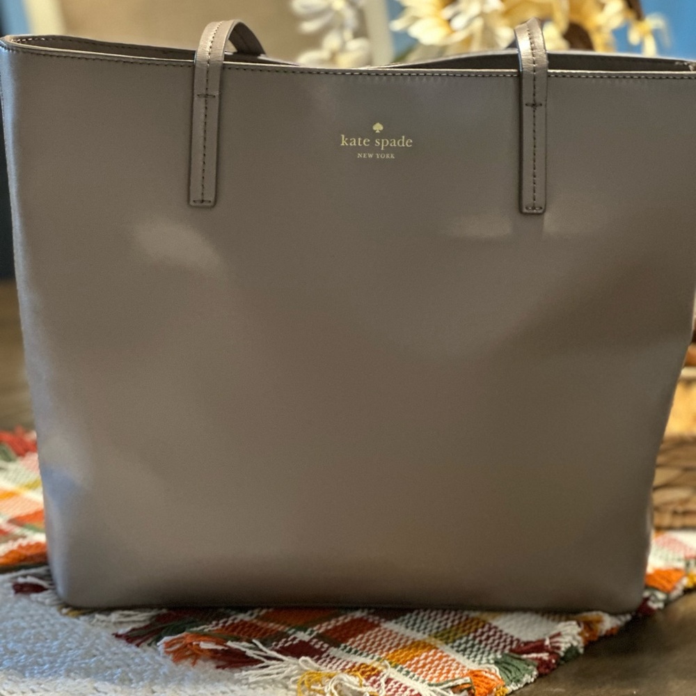 Kate Spade Taupe Tote Bag - Picture 1 of 12